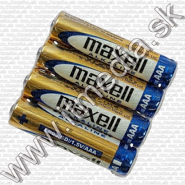 Image of Maxell battery ALKALINE 4xAAA LR03 *Foil* (IT8443)